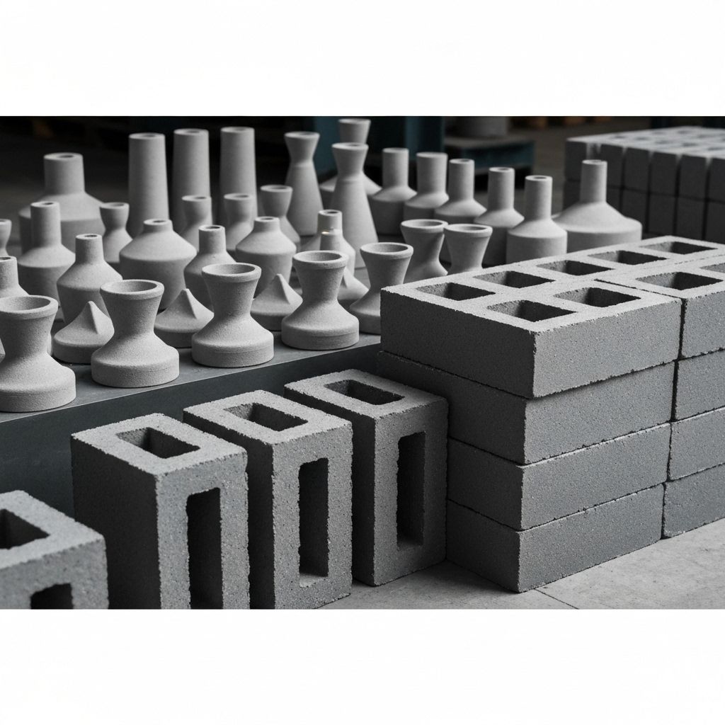 High alumina refractory components